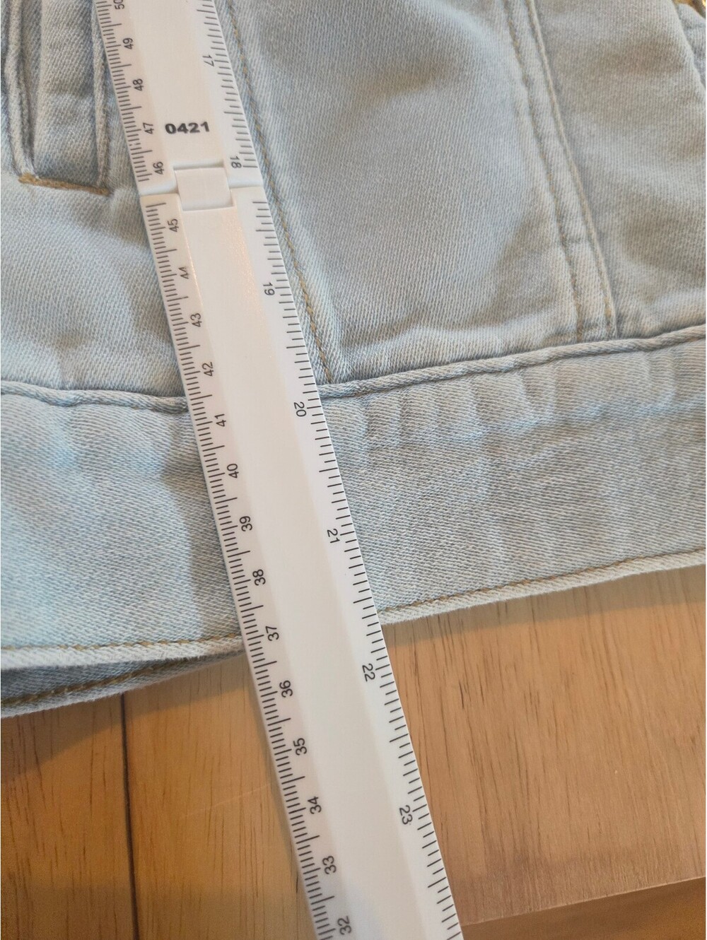 Light Wash Denim Jacket - Picture 6 of 7